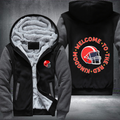 Welcome To The Red Kingdom Design Fleece Hoodies Jacket