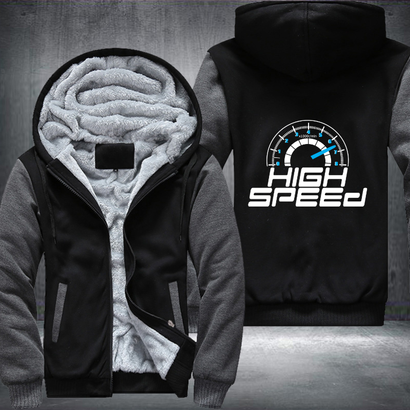 Speed Meter Fleece Hoodies Jacket