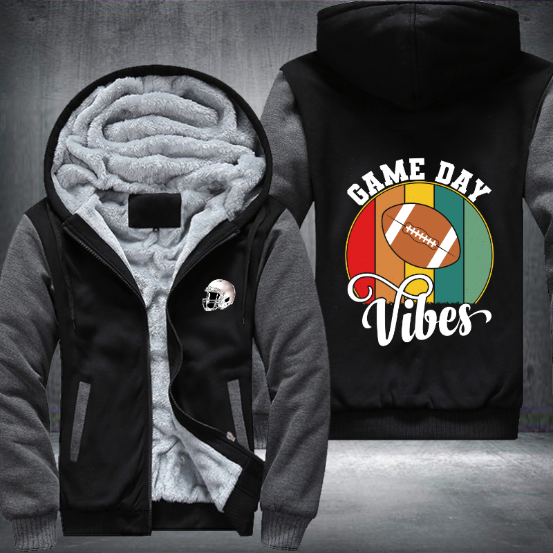 Game Day Vibes Fleece Hoodies Jacket