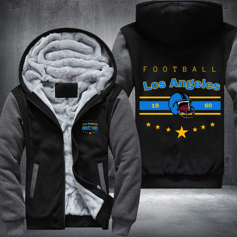 Vintage Football Los Angeles 1960 Fleece Hoodies Jacket