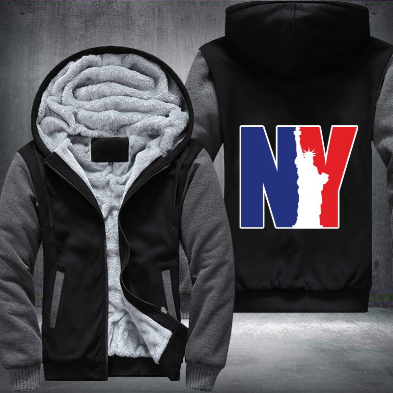 NY Fleece Hoodies Jacket
