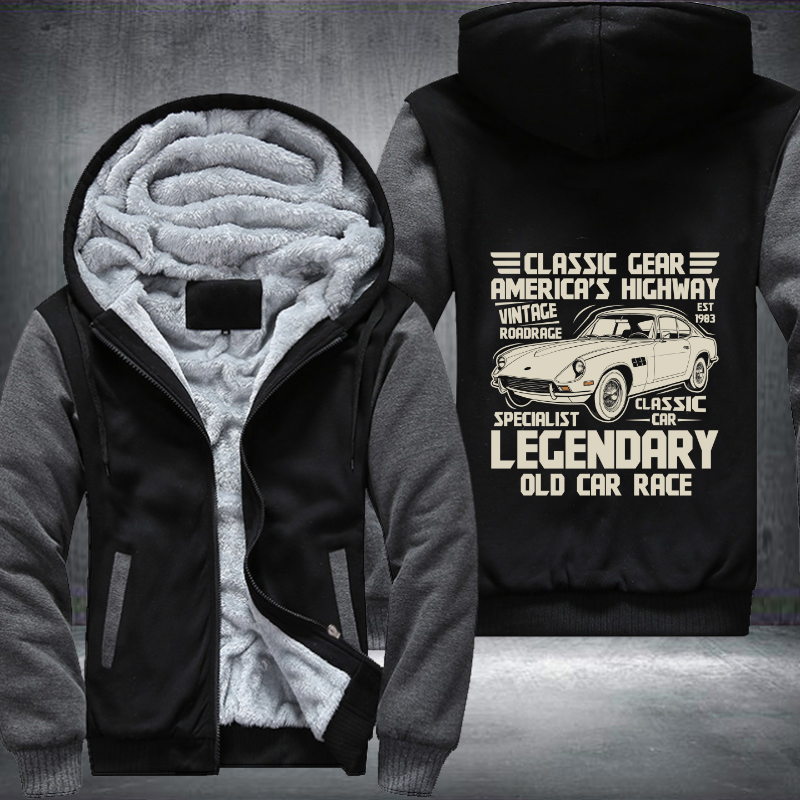 Classic gear Americas highway Fleece Hoodies Jacket