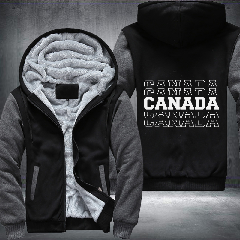 Canada Fleece Hoodies Jacket