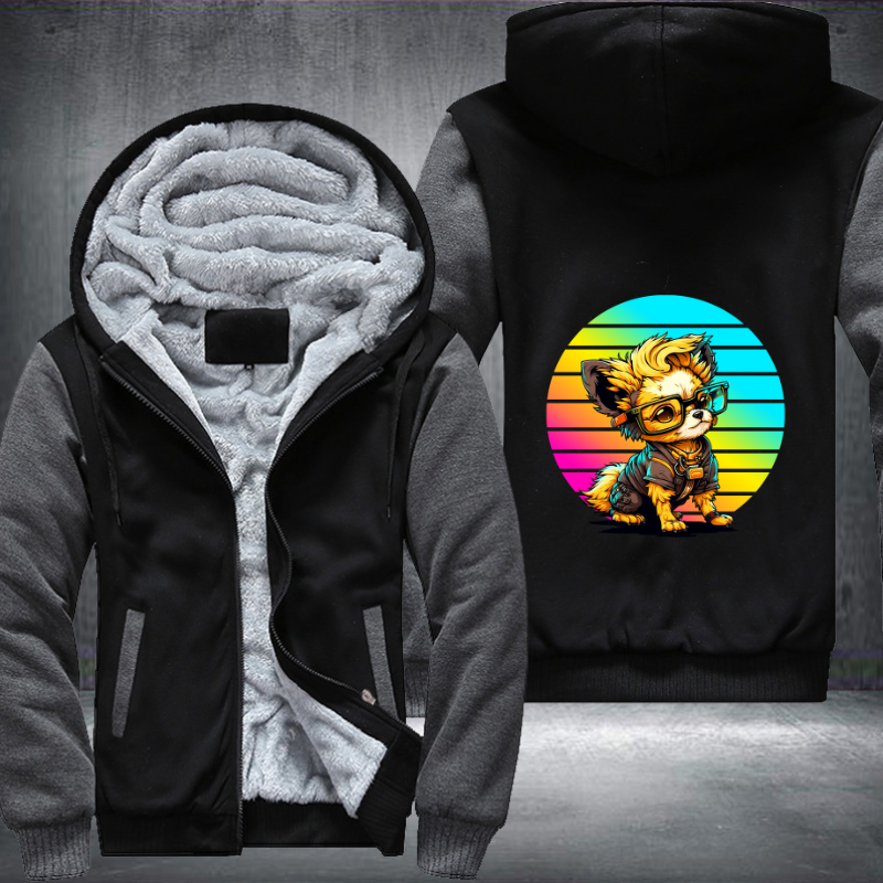 Good Dog Fleece Hoodies Jacket