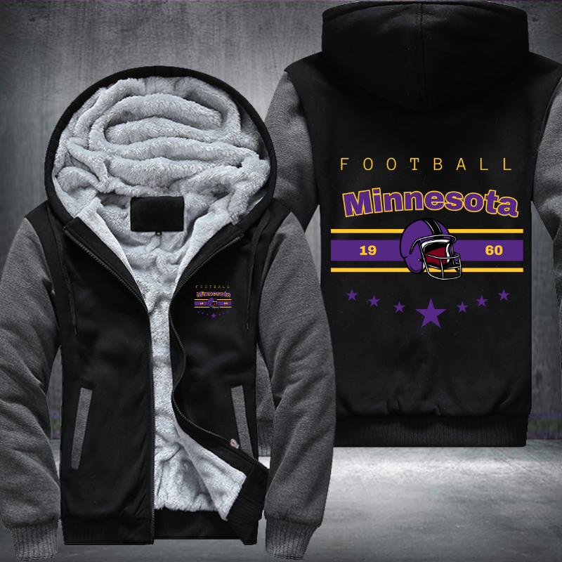 Vintage Football Minnesota 1960 Fleece Hoodies Jacket