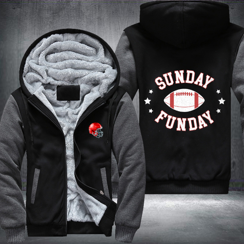 Sunday Funday Fleece Hoodies Jacket