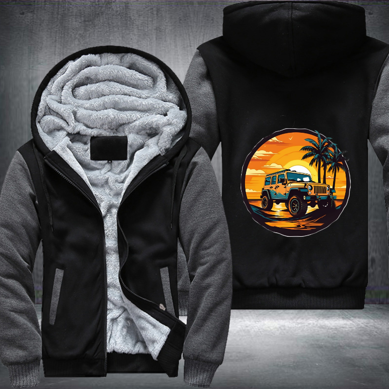 Exploring Coastal Beauty with 4x4s Fleece Hoodies Jacket