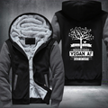 100% Natural And Healthy Raised On Veggies Fleece Hoodies Jacket