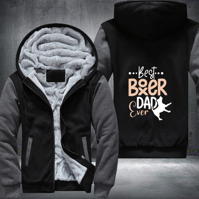best boxer dad ever Fleece Hoodies Jacket