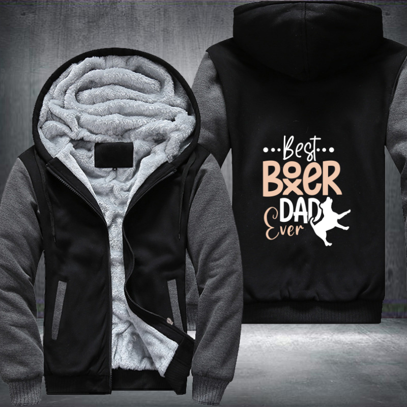 best boxer dad ever Fleece Hoodies Jacket