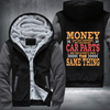 Money Can Buy Car Parts Auto Fleece Hoodies Jacket