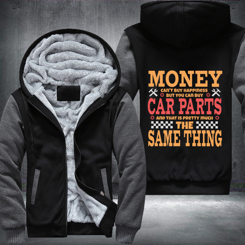 Money Can Buy Car Parts Auto Fleece Hoodies Jacket