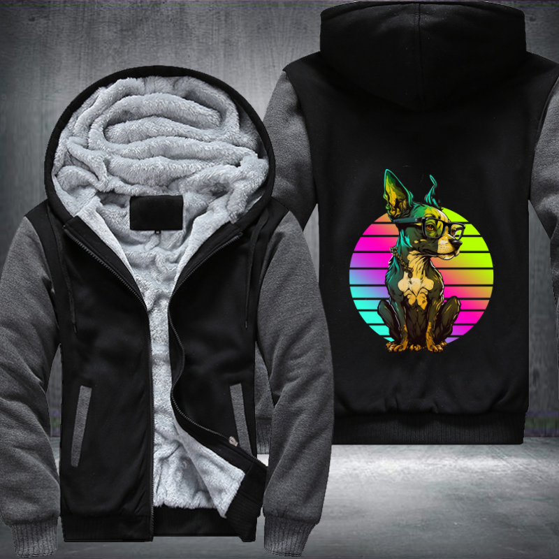 Shrewd Dog Fleece Hoodies Jacket