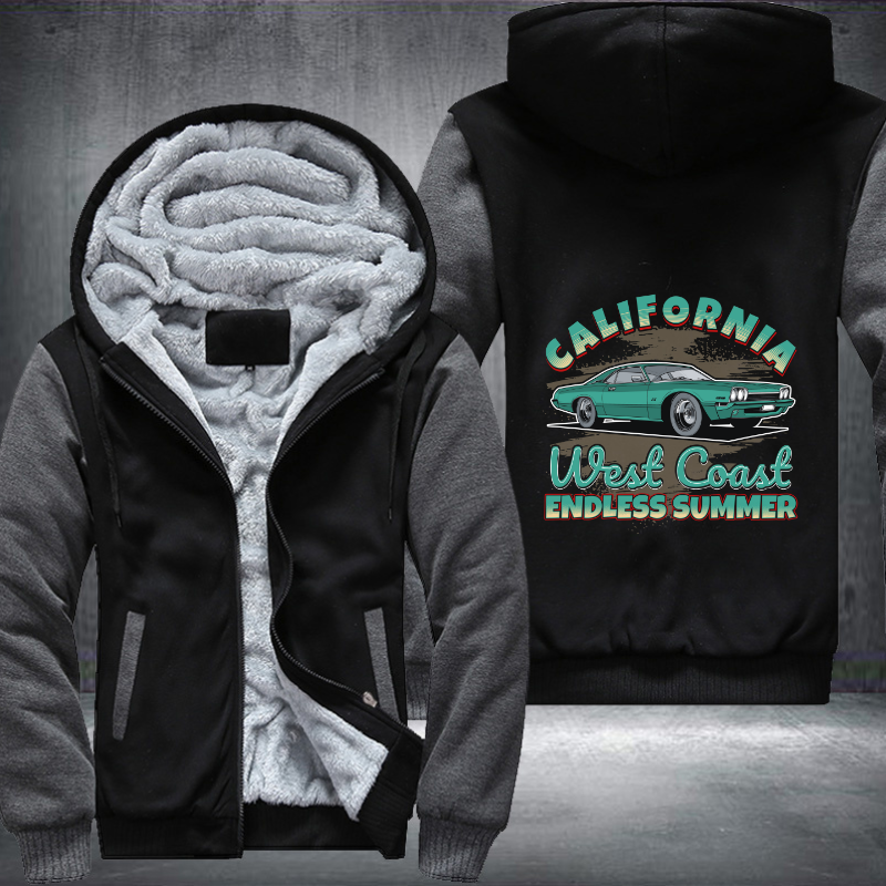 California west coast endless Fleece Hoodies Jacket