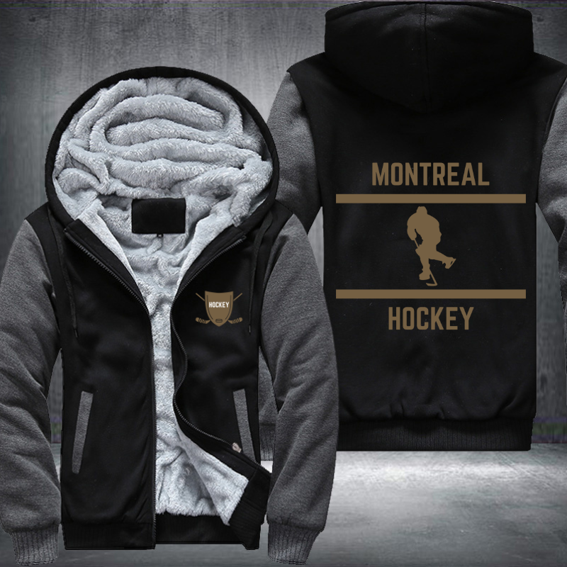 Hockey Lover City Montreal Fleece Hoodies Jacket