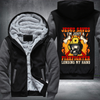 Jesus Saves I'm just a Firefighter lending my hand Fleece Hoodies Jacket