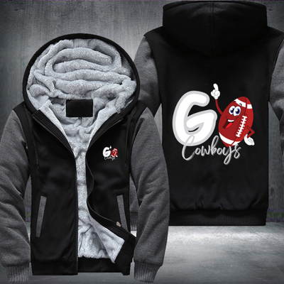 Go Cowboys Fleece Hoodies Jacket