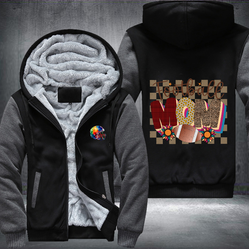 Football Mom Fleece Hoodies Jacket