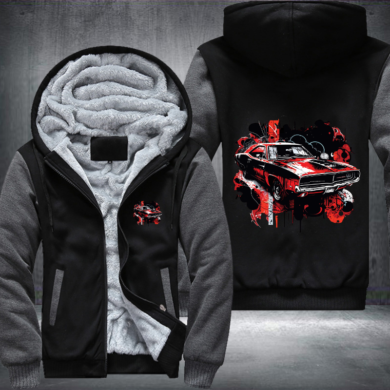 1968 Charger RT Fleece Hoodies Jacket