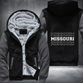 Patriotic USA State Missouri Fleece Hoodies Jacket