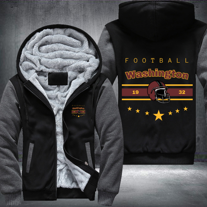 Vintage Football Washington 1932 Fleece Hoodies Jacket