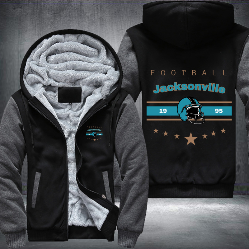 Vintage Football Jacksonville 1995 Fleece Hoodies Jacket