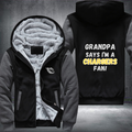 Grandpa Says I'm A Chargers Fan Fleece Hoodies Jacket