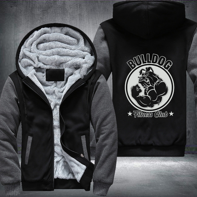 Bulldog Fitness Club Fleece Hoodies Jacket