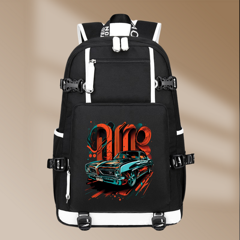 Pontiac GTO 1964 Design Printing Canvas Backpack