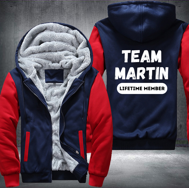 Team MARTIN Lifetime Member Family Fleece Hoodies Jacket