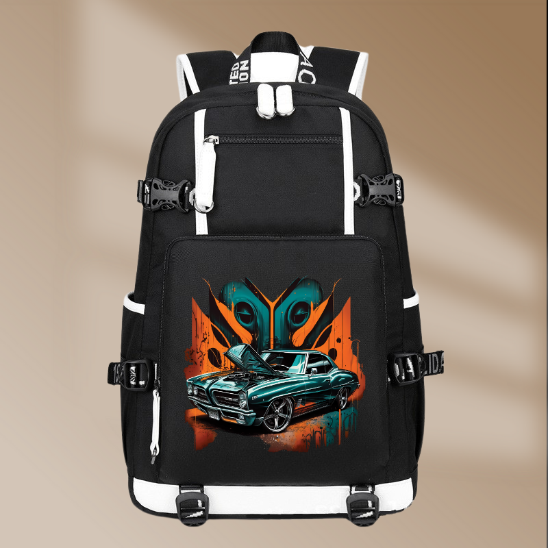 Pontiac GTO 1964 Vintage Printing Canvas Backpack