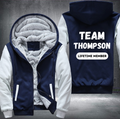 Team THOMPSON Lifetime Member Family Fleece Hoodies Jacket