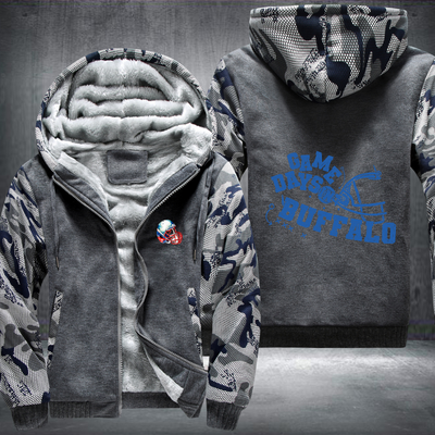 Game days in BUFFALO Fleece Hoodies Jacket