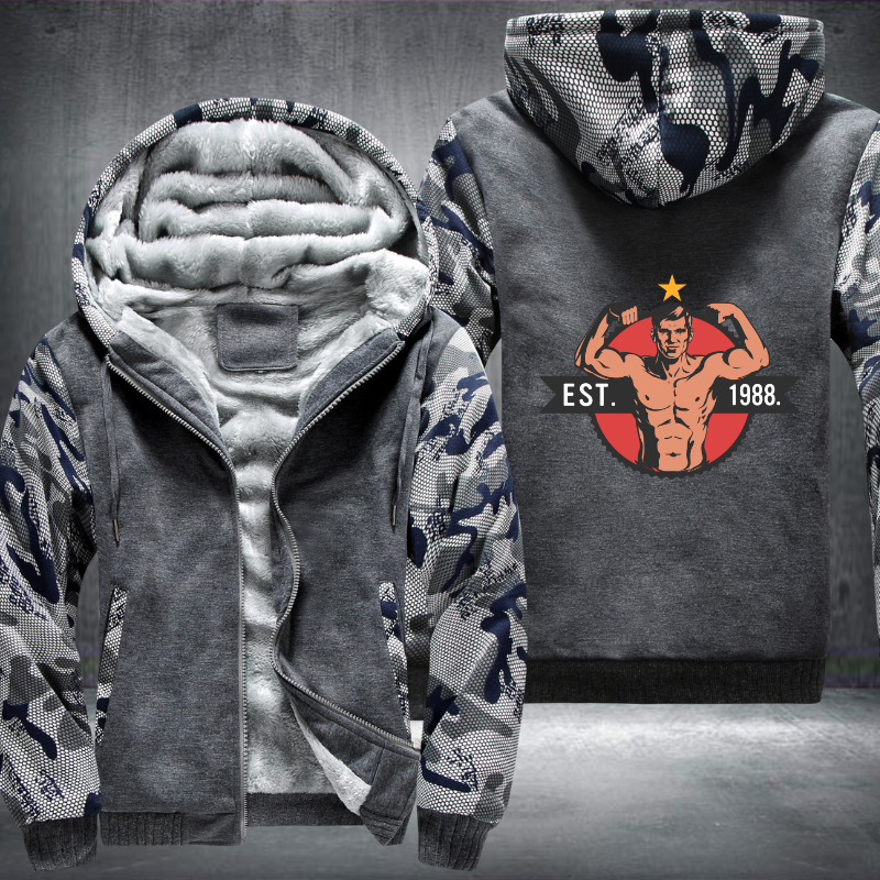 EST 1988 Fleece Hoodies Jacket