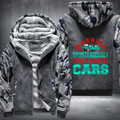 Warning May Spontaneously car Fleece Hoodies Jacket