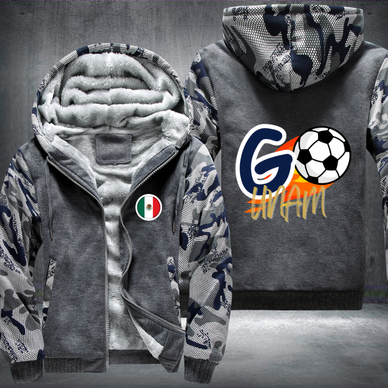 Soccer Go UNAM Fleece Hoodies Jacket