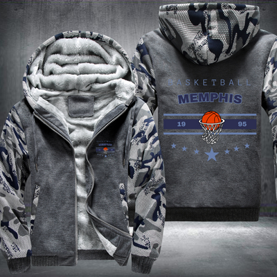 Vintage Basketball MEMPHIS 1995 Fleece Hoodies Jacket