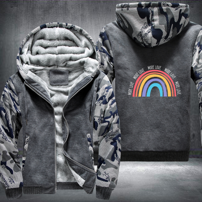 More Love Fleece Hoodies Jacket
