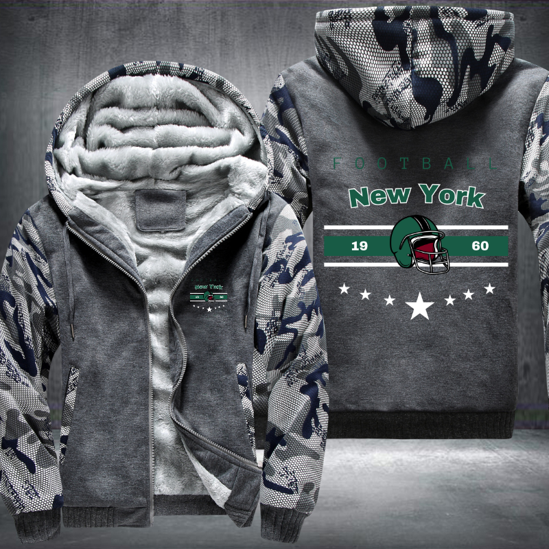 Vintage Football New York 1960 Fleece Hoodies Jacket