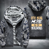 life goal pet all the goldens Fleece Hoodies Jacket