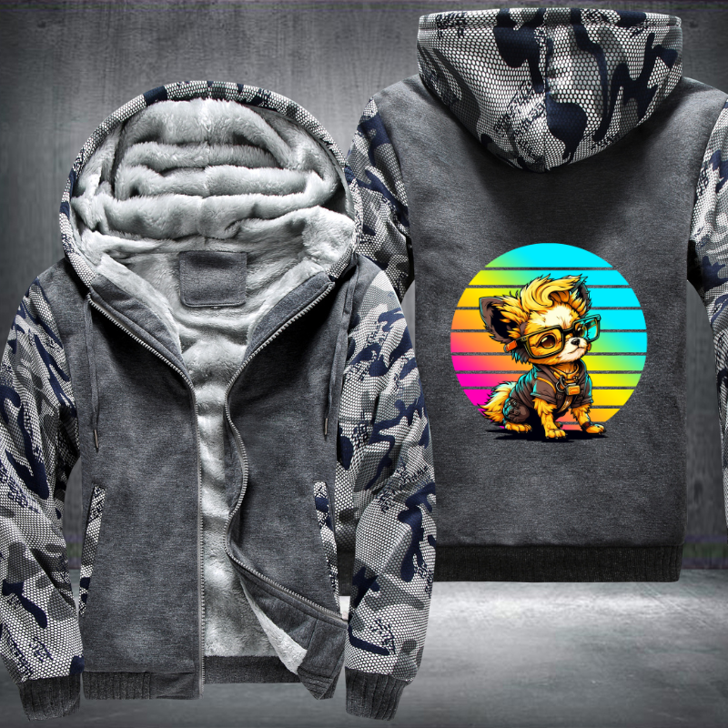 Good Dog Fleece Hoodies Jacket