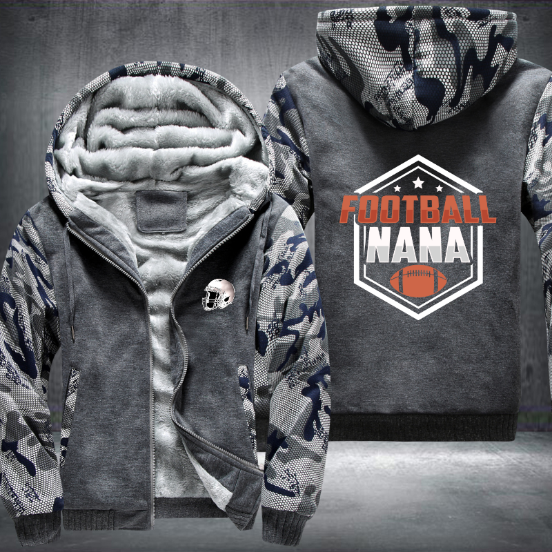 Football Nana Fleece Hoodies Jacket