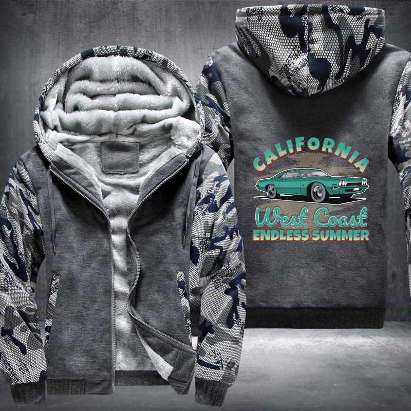 California west coast endless Fleece Hoodies Jacket