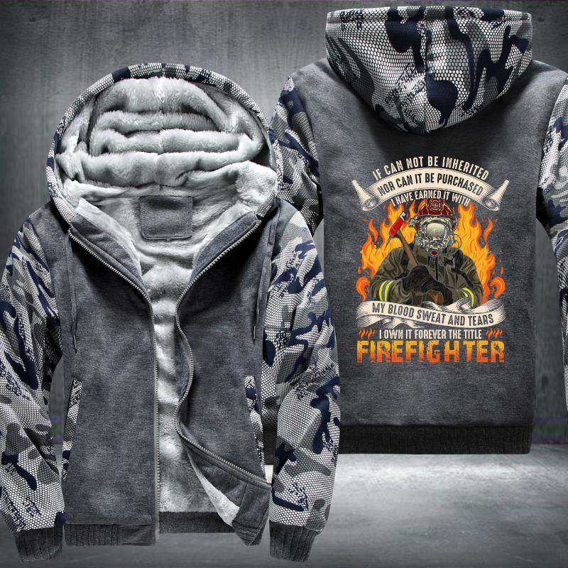 If can not be Inherited nor can it be purchased I have earned it with Fleece Hoodies Jacket