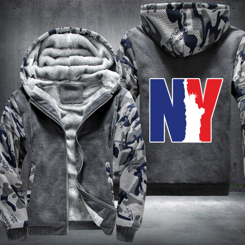 NY Fleece Hoodies Jacket
