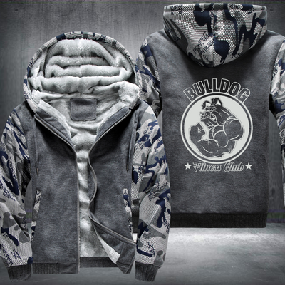 Bulldog Fitness Club Fleece Hoodies Jacket