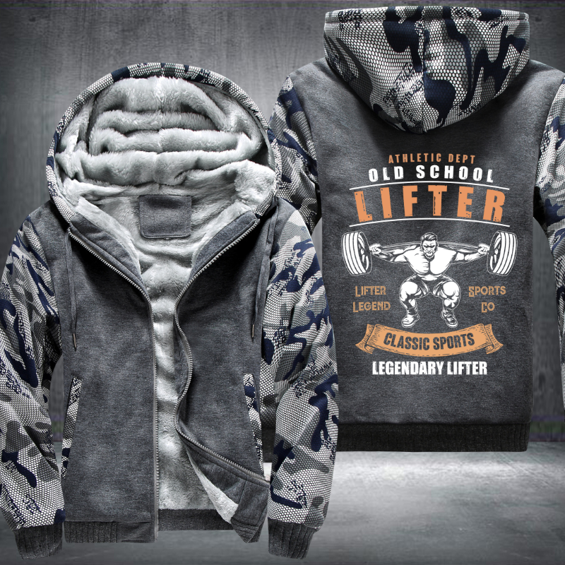 Athletic Dept Old School Lifter Fleece Hoodies Jacket