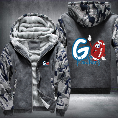Go Panthers Fleece Hoodies Jacket