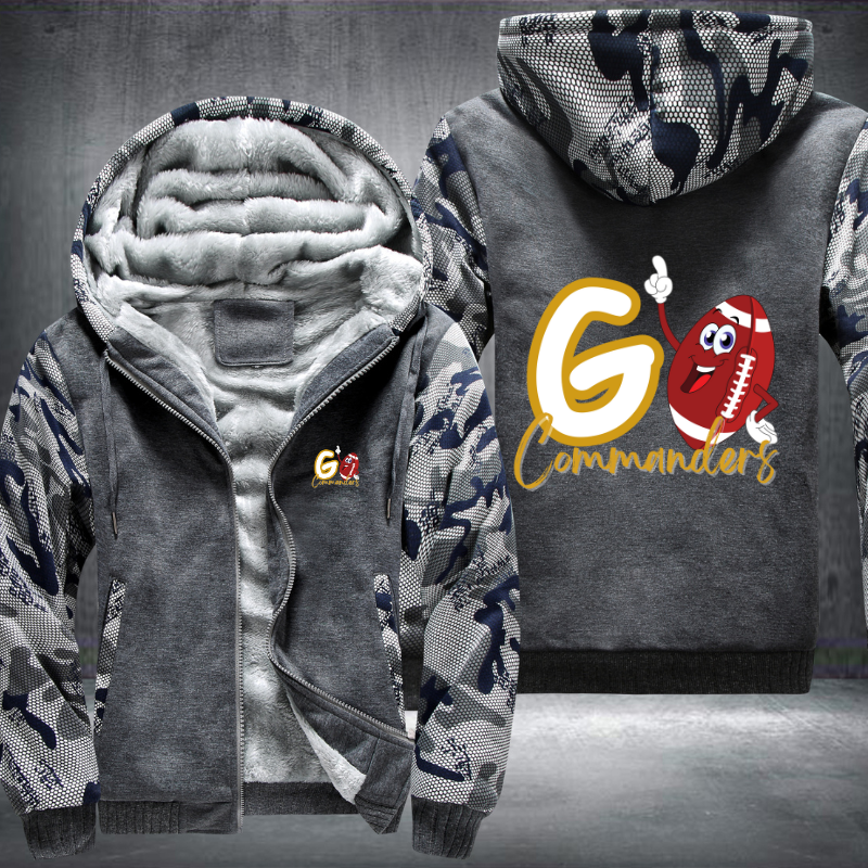 Go Commanders Fleece Hoodies Jacket