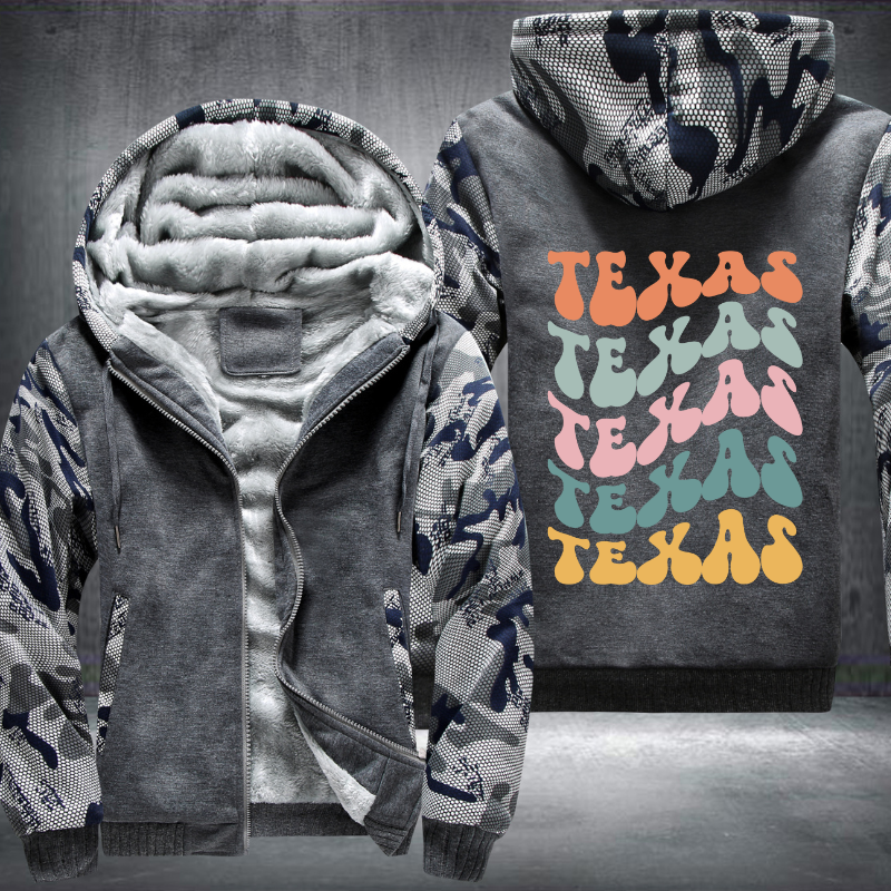 Texas Fleece Hoodies Jacket